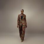 ALADI AFRICAN PRINT PANTSUIT BLAZER
